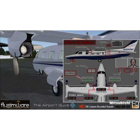 Flysimware MITSUBISHI MU-2B-60